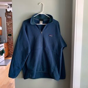Blue Patagonia Fleece Sweater